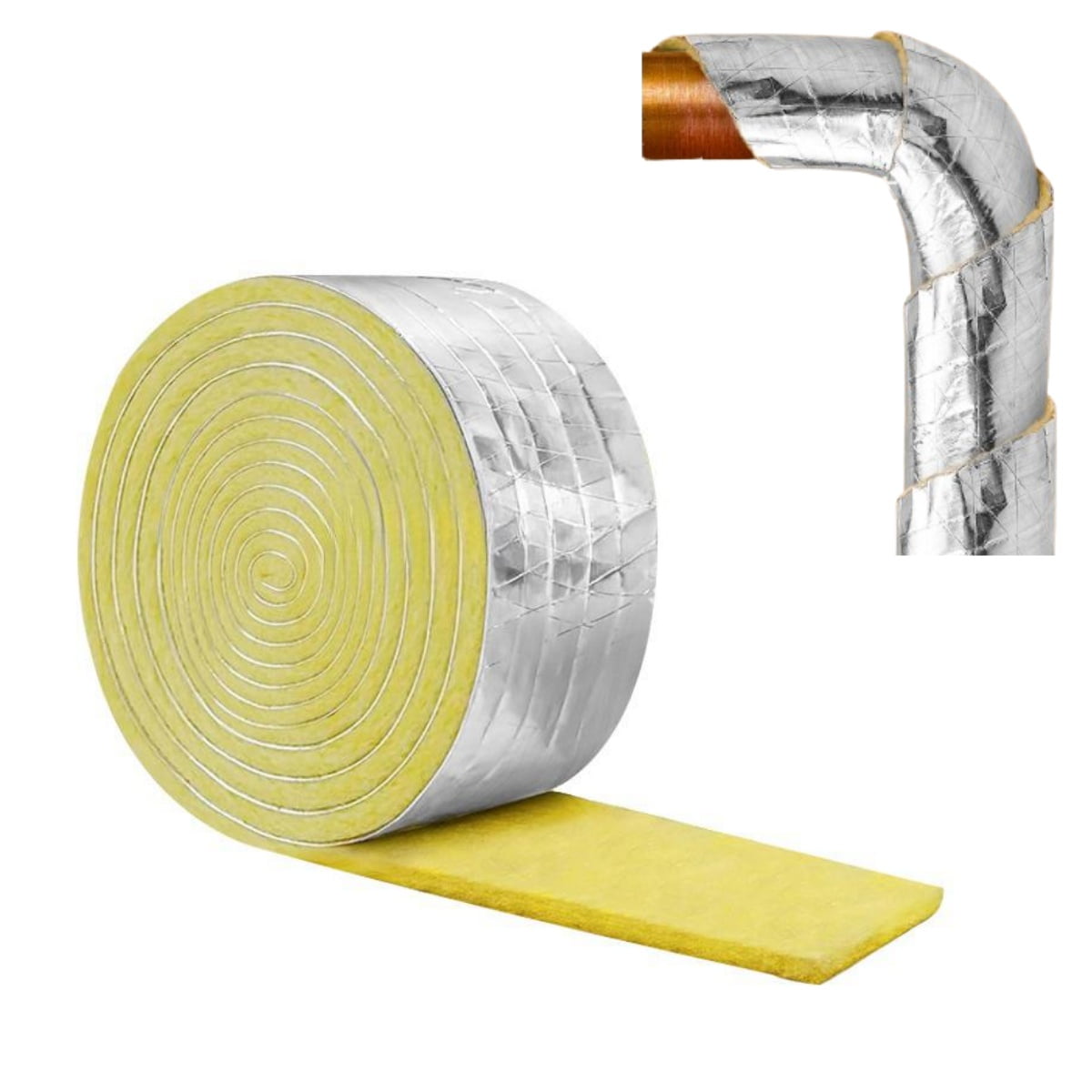 Fiberglass Pipe Insulation Wrap Foil Backed Fiberglass Insulation Roll