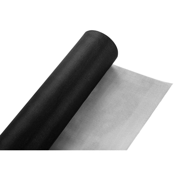 Fiberglass Screen Roll 48" x 100' A Continuous Roll UV Protection Install and Repair Door and Window Screen(48" x 100', Black)