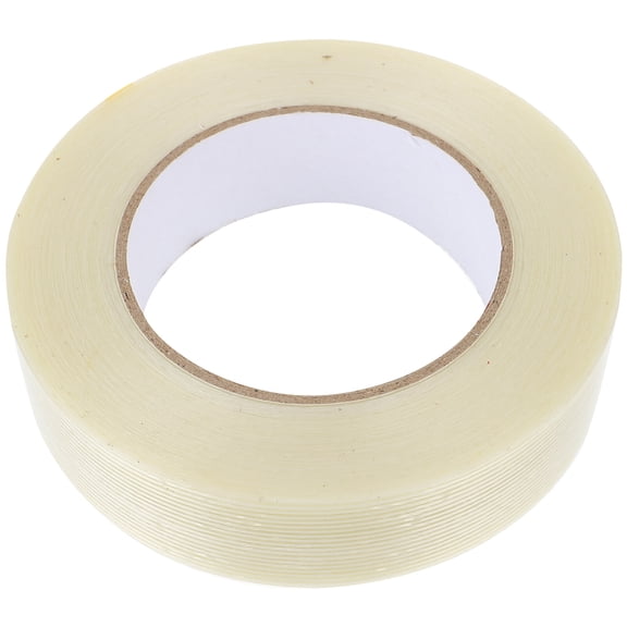FUEENIRVA 1Pc White Strapping Tape Fiberglass Material for Packaging and Reinforcing Boxes