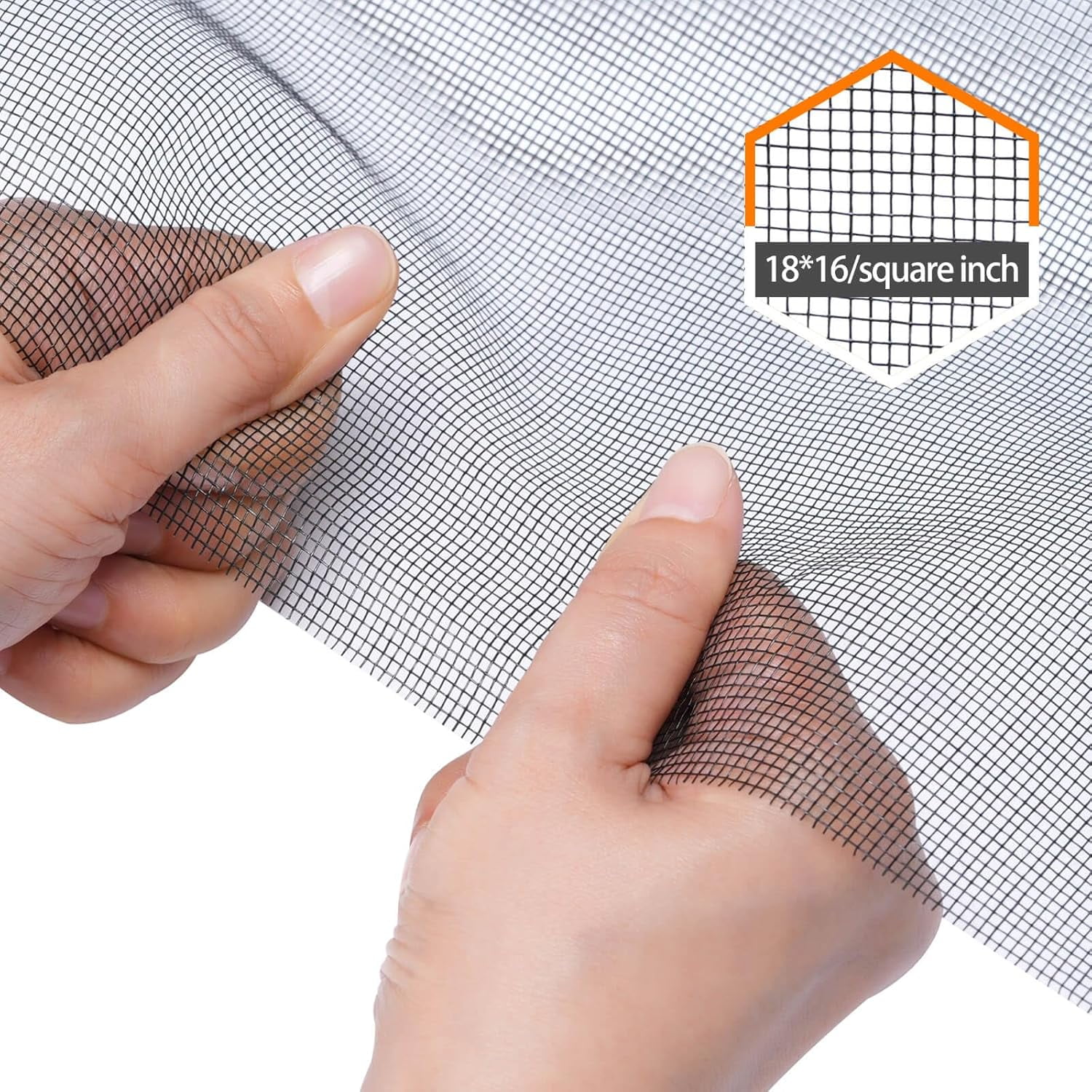 Fiberglass Window Screen Roll 48\u201d x 100‘ Easy to Use Black ...