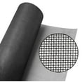 thumbnail image 1 of Fiberglass Window Screen Roll, EEEkit 98.4x47.2'' Windows Door Screen Mesh DIY Adjustable Screen Replacement for Windows Doors and Patio Screens (Black), 1 of 9