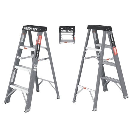 Fiberglass step ladder 4 steps 250lbs