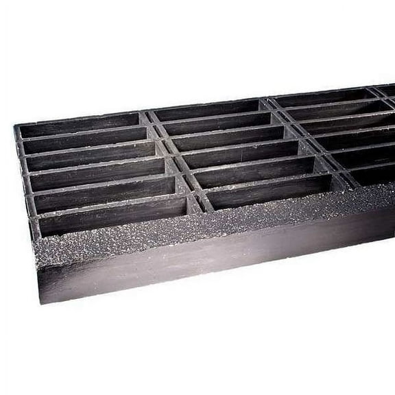 Fibergrate Fiberglass Stair Tread,36 x 12 In 264851.08
