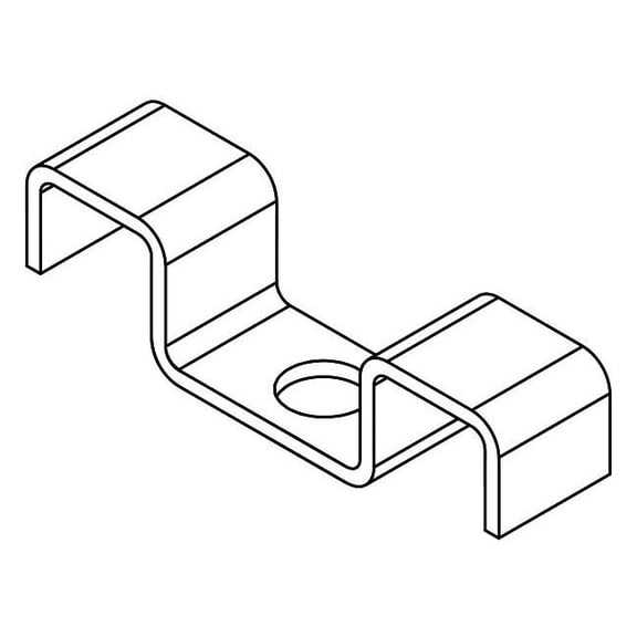 Fibergrate Grating Clip,316 Stainless Steel,PK25 734250/25