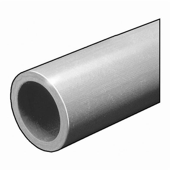 RD Tube,ISOFR,Gry,1.5 ODx1/8 In Wall,5Ft 1624200.04