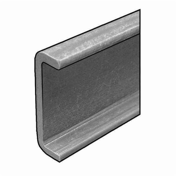 Fibergrate U Channel,ISOFR,9/16 Leg,1/8 In Th,5 Ft 1664100.04