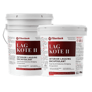Fiberlock Lag-Kote II Interior Lagging Encapsulant, White, 2 Gallon