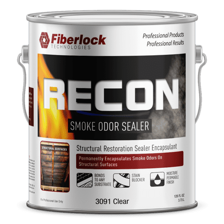 Fiberlock RECON Smoke Odor Sealer, White, 5 Gallon