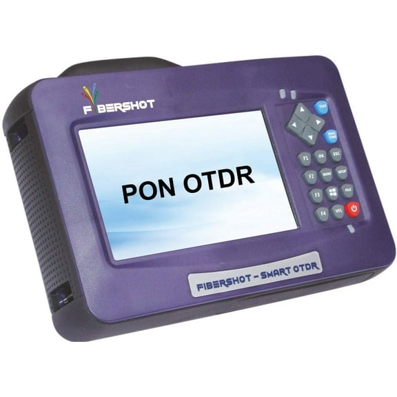 Fibershot Mini-D35 PON OTDR Test Wavelength 1310nm:35dB/1550nm:30dB, Test Rang 100m-240Km Optical Network Tester Built in OPM/OLS /RJ45/VFL/OTDR & LS Connector with ST/UPC