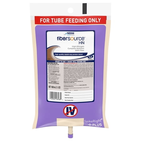Fibersource® HN Tube Feeding Formula, 33.8 oz. Bag