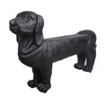 thumbnail image 1 of Fiberstone Dachshund Bench, Black, 1 of 1