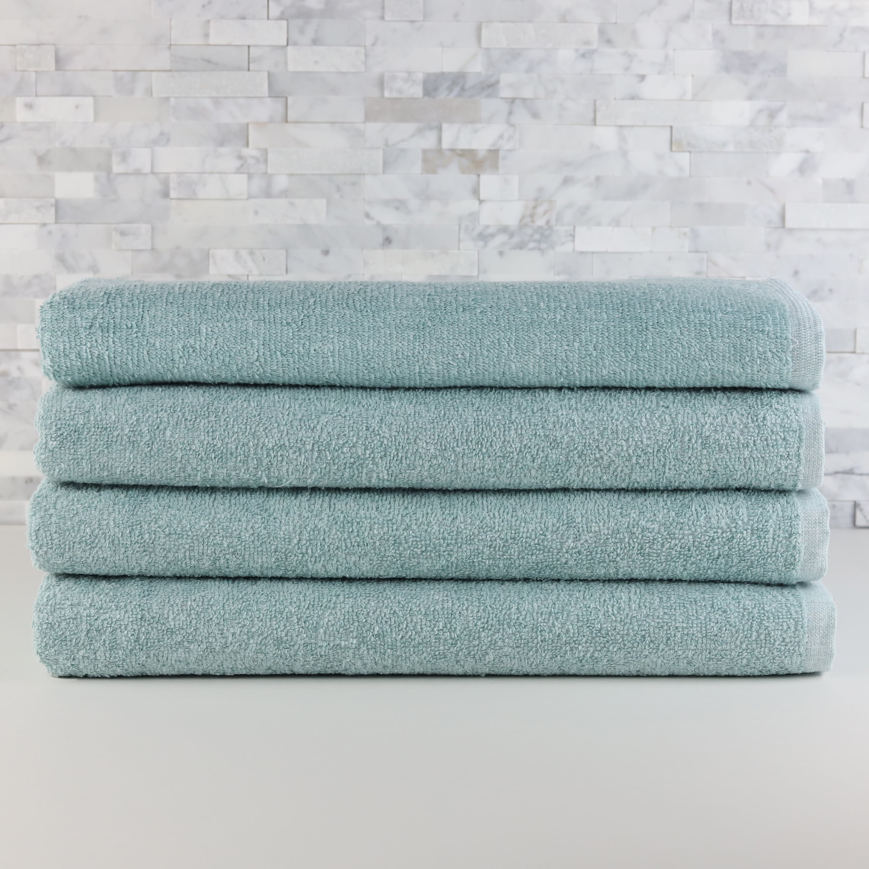 Seafoam Fade Resistant Cotton Polyester Beach Towel Set