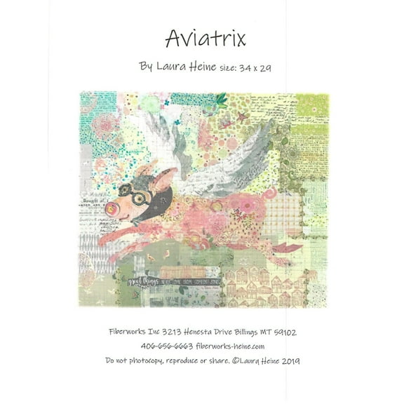 Fiberworks INC LHFWAVIATRIX Aviatrix Quilt Pattern