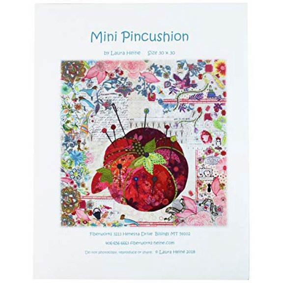 Fiberworks Mini Pincushion Collage Pattern