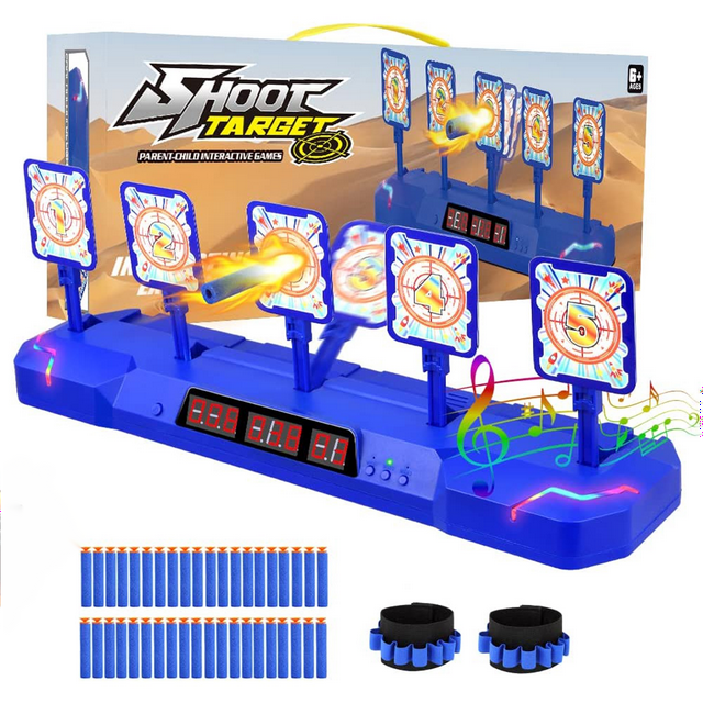 Fibevon Gun Targets, Electronic Scoring Auto Reset Shooting Digital