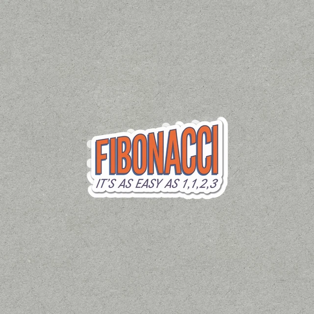 Fibonacci Math Geek It'S As Easy As 1, 1, 2, 3 Stickerphone Decal Water ...