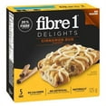 thumbnail image 1 of Fibre 1 Delights Soft Baked bar - Cinnamon Bun, 5 Count,125g/4.4oz., {Imported from Canada}, 1 of 4