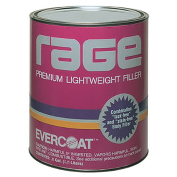 Fibre-Glass Evercoat 106 Rage Premium Lightweight Body Filler, Gallon FIB-106