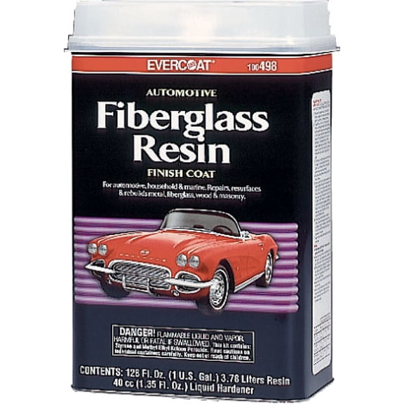 Fibre-Glass Evercoat 498 Automotive Fiberglass Resin, Gallon FIB-498