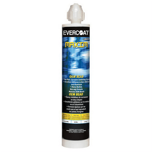 Fibre glass Evercoat MAXIM 100822 OEM Bead Type Seam Sealer, 250 mL Cartridge, Paste, Beige