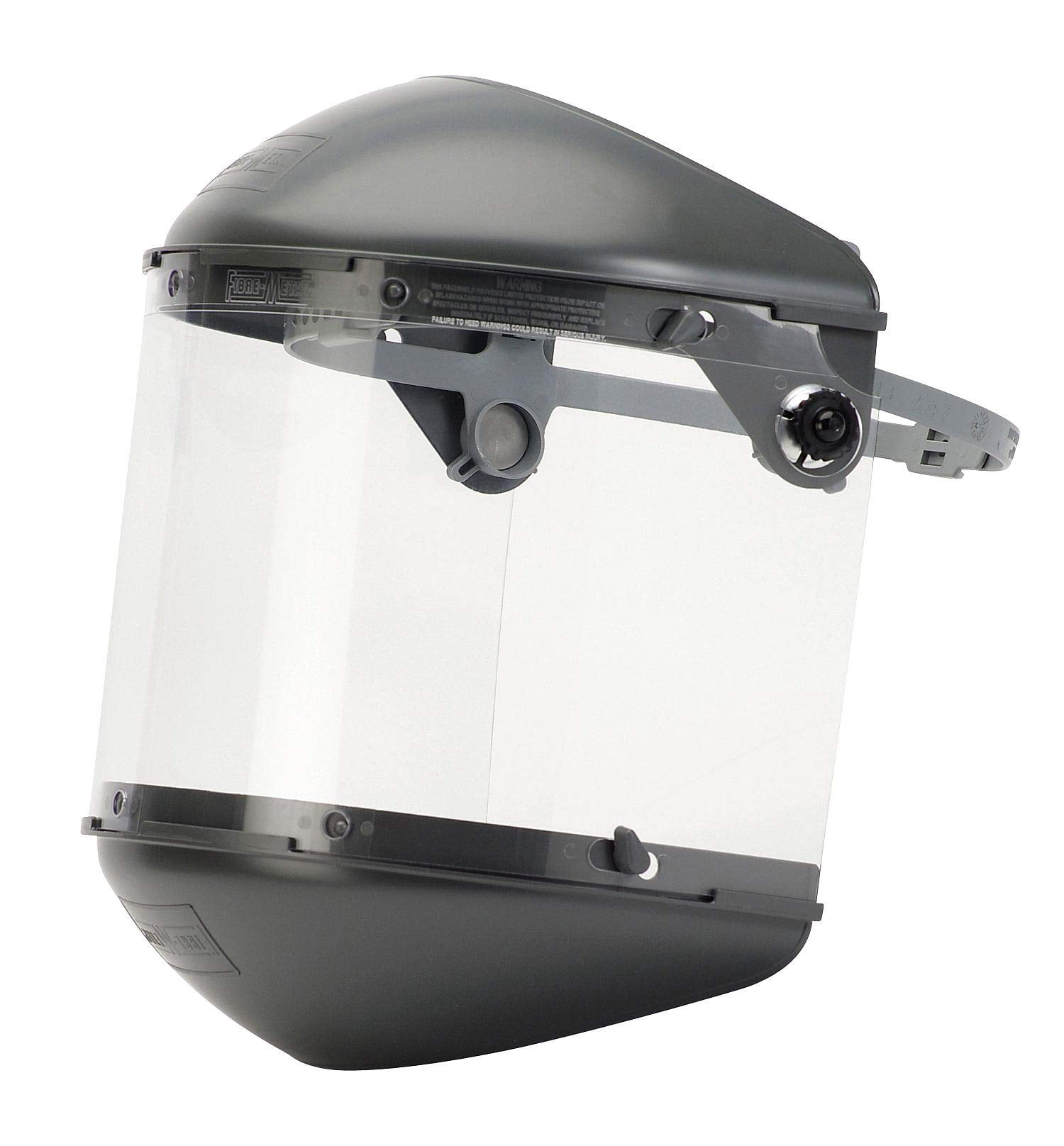 Fibre-Metal Dual Crown F400DC Clear Face Shield & Headgear Set - Uncoated - FIBRE-METAL FM5400DCCL [PRICE is per EACH] CA2