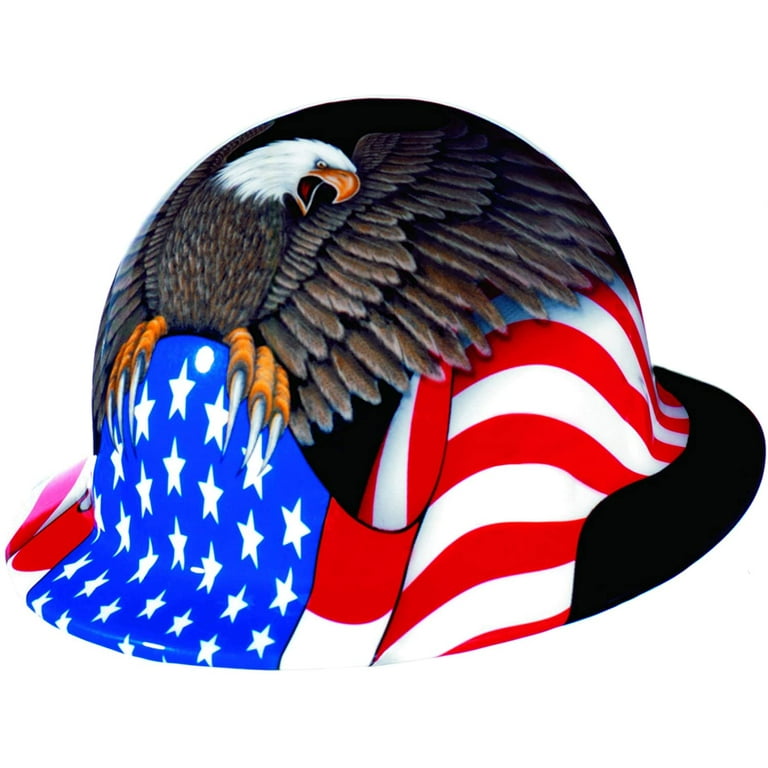 Honeywell Fibre-Metal E1 Graphic Full Brim Hard Hat, Impact