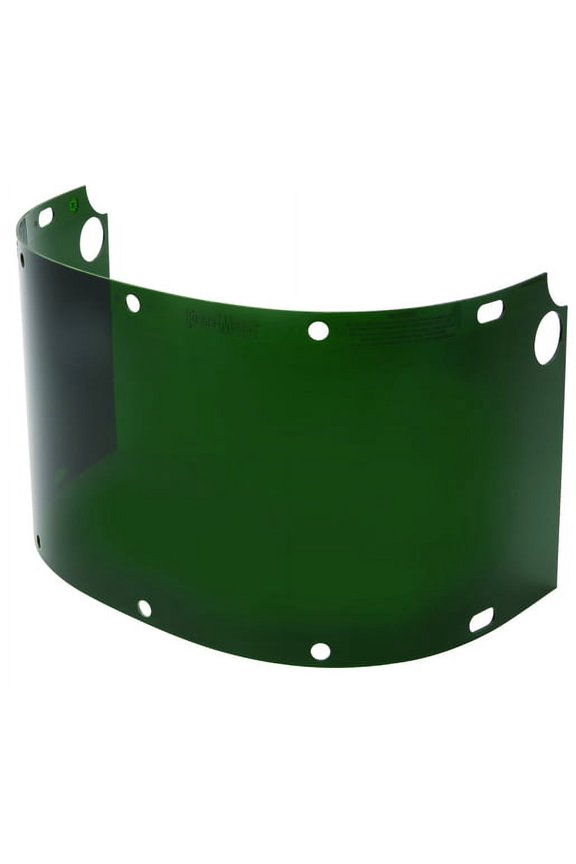 Fibre-Metal by High Performance Green Shade 5 Injection Molded Propionate Extended View Faceshield