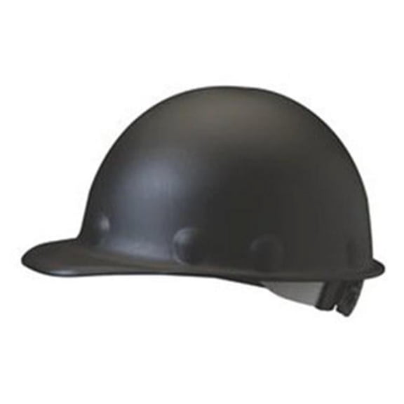 Fibre-Metal  P2A Hard Hat Black Swingstrap With Quicklok - Black