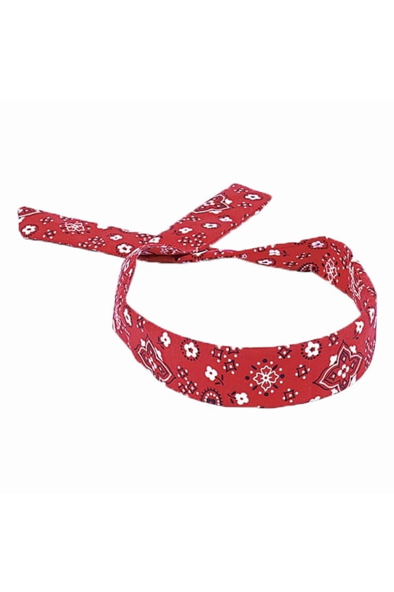 SuperCool Water Activated Cooling Headband - Red, 12 Per Bag