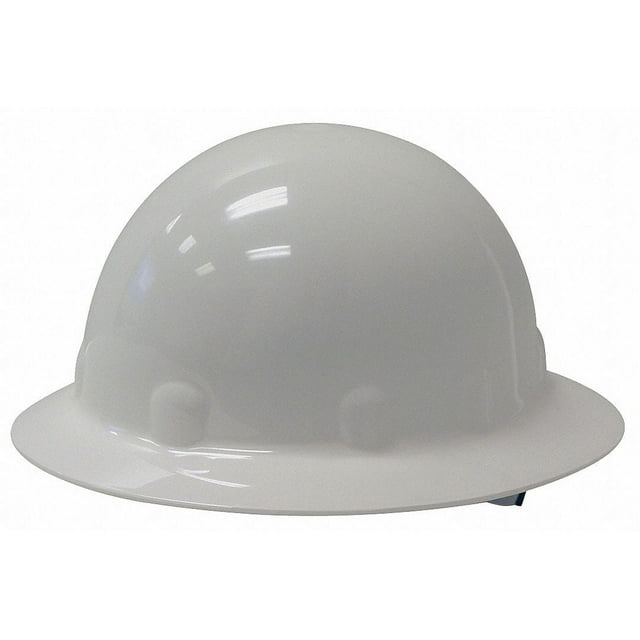 Fibre-Metal SuperEight E-1 Full Brim Hard Hat, 8-Pt Ratchet, Each (614609151)