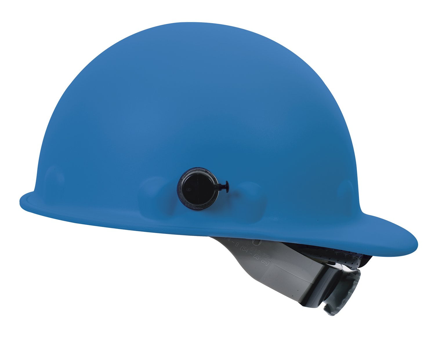 Fibre-Metal by Honeywell P2AQSW71A000 Super Eight Swing Strap Fiber Glass Cap Style Hard Hat with Quick-Lok, Blue, Medium CA2