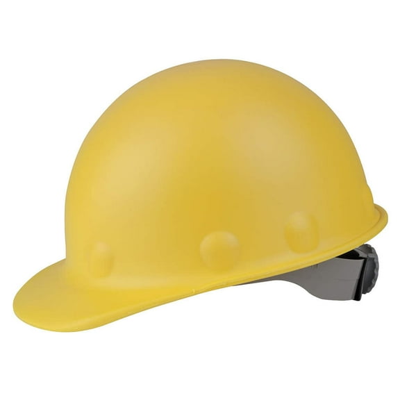 Fibre-Metal by Honeywell P2HNRW02A000 Super Eight Fiber Glass High Heat Ratchet Cap Style Hard Hat Yellow