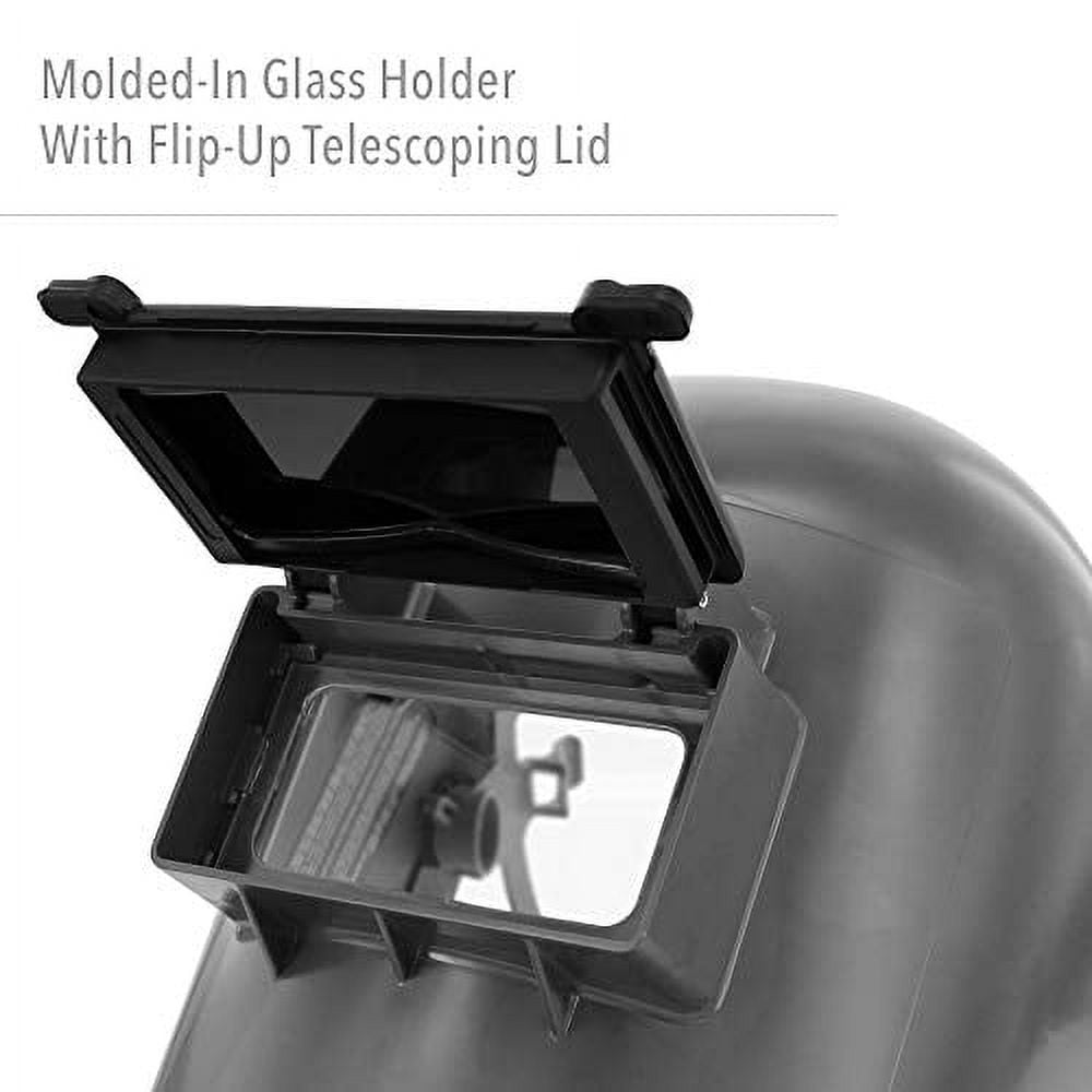 Fibre-Metal by Honeywell Tigerhood Classic Thermoplastic Welding Helmet, Gray (906GY)