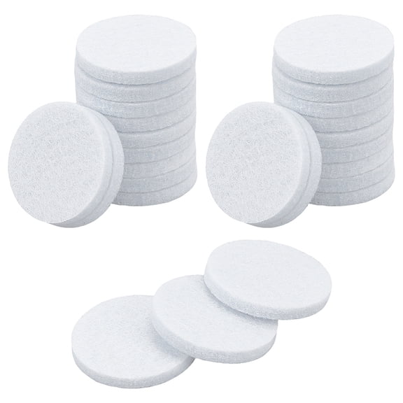 Fibre Perfume Pads Essential Oils Diffuser Locket Pads Flat Round White 30x4mm diy