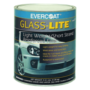 Fibre glass Evercoat GLASS-LITE 100639 Lightweight Short Strand Reinforced Filler, 1 gal Can, Green, Liquid