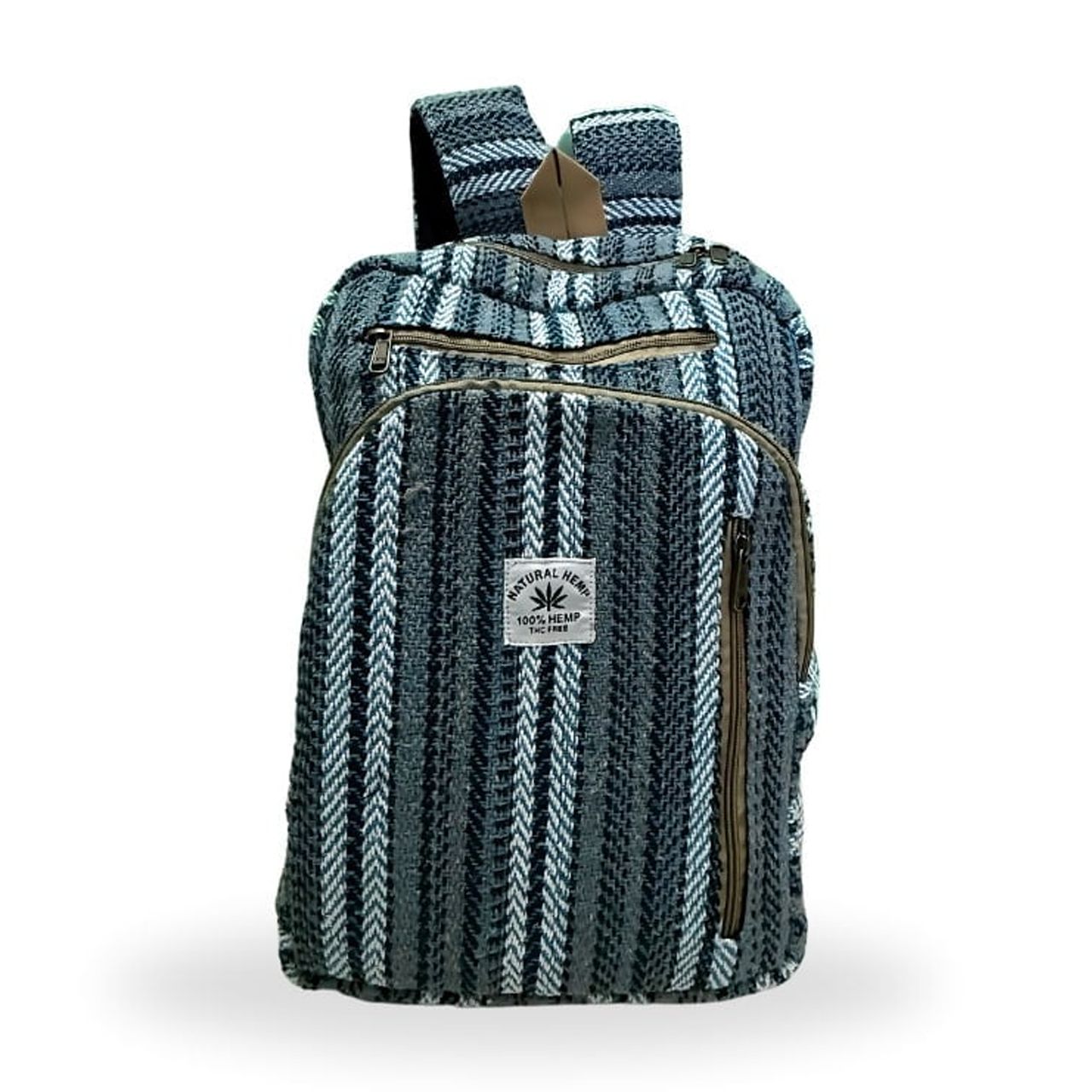 Natural Hemp Backpack THC FREE NWOT Handmade Hemp Backpack - Natural Colours | Organic, Vegan  main image 3