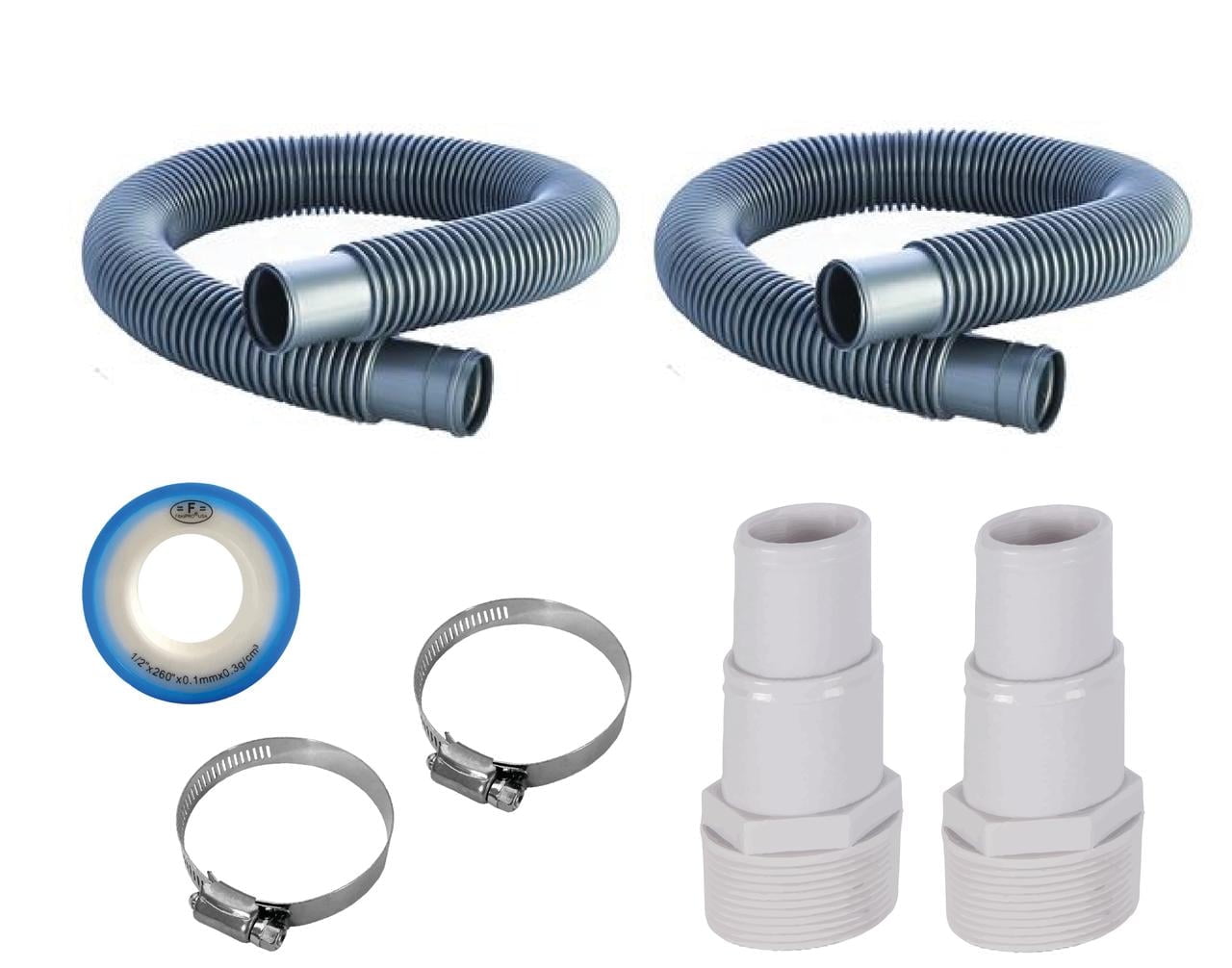 FibroPool Swimming Pool Filter Hose Replacement Kit
