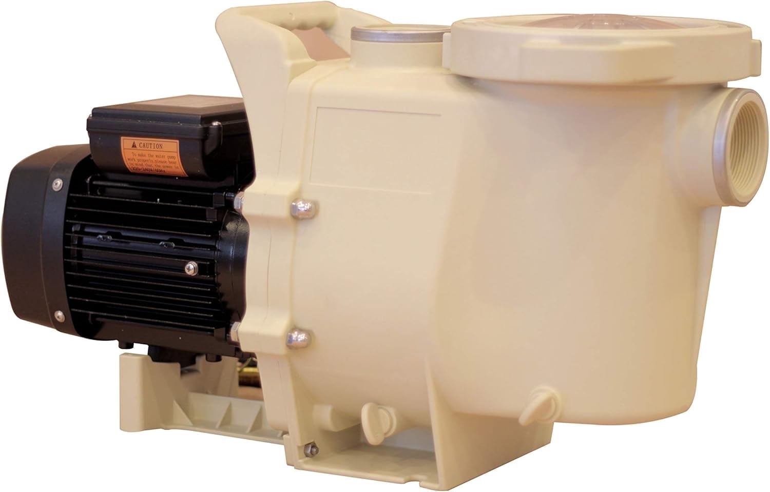 FibroPool 1.5 HP Swimming Pool Pump for In-Ground Pools and Spas - 1.5 Horsepower - Designed in the USA - High Efficiency Single Speed Motor with Clear Top Lid - FP150