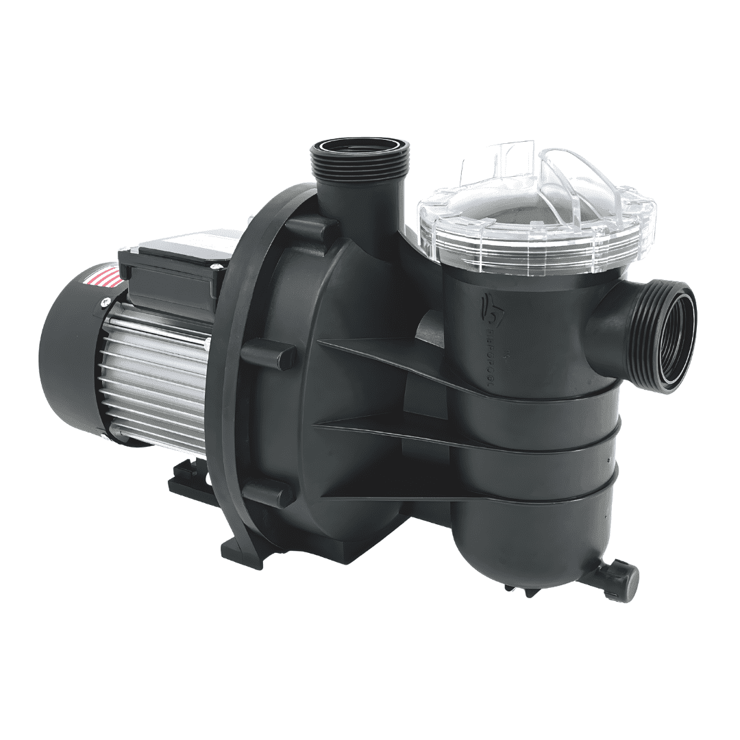 FibroPool 1HP Swimming Pool Pump for Above Ground Pools - 1 Horsepower ...