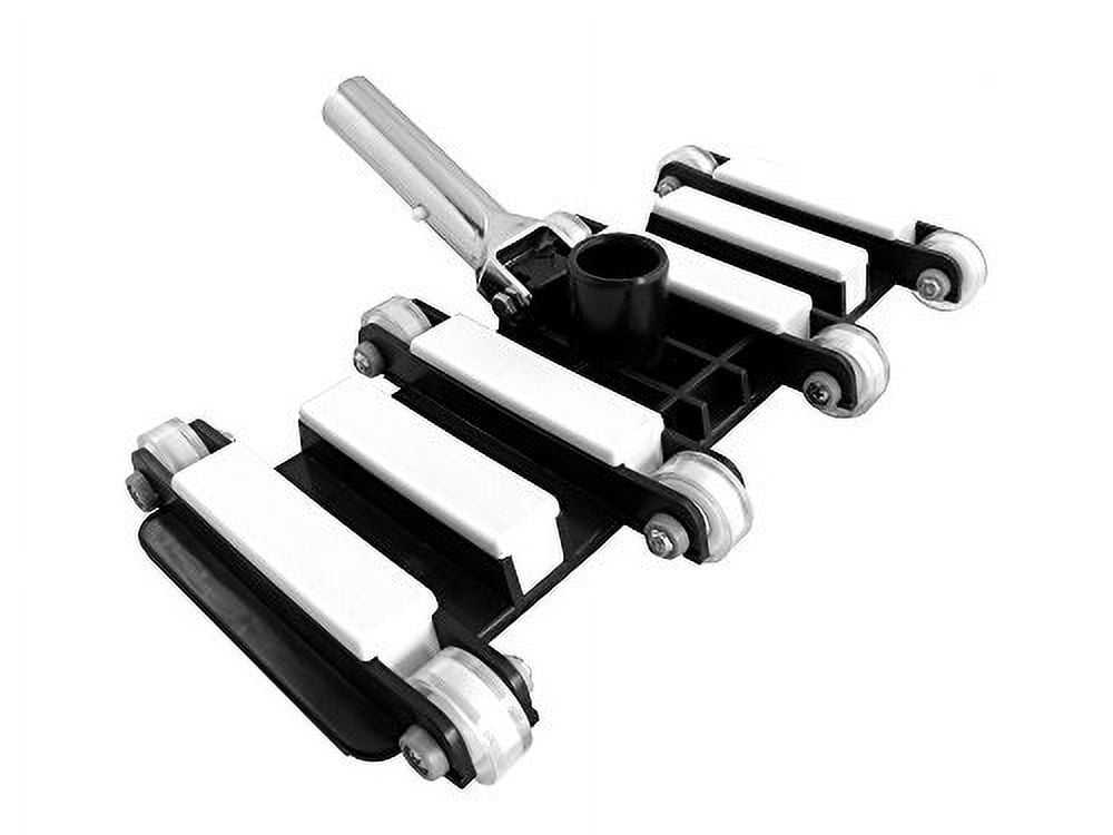 Pool Vacuum Hose For Inground Pools SWIMLINE HYDROTOOLS Manual Pool Vacuum Head Attachment For Inground & Above Ground Pools |Weighted Swimming Pool Vac Head Butterfly Shape W/ Bristles| Swivel Hose 1-1/4 Or