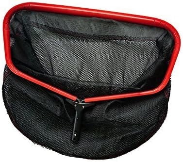 18" Red Aluminum Frame Pool Leaf Skimmer Net
