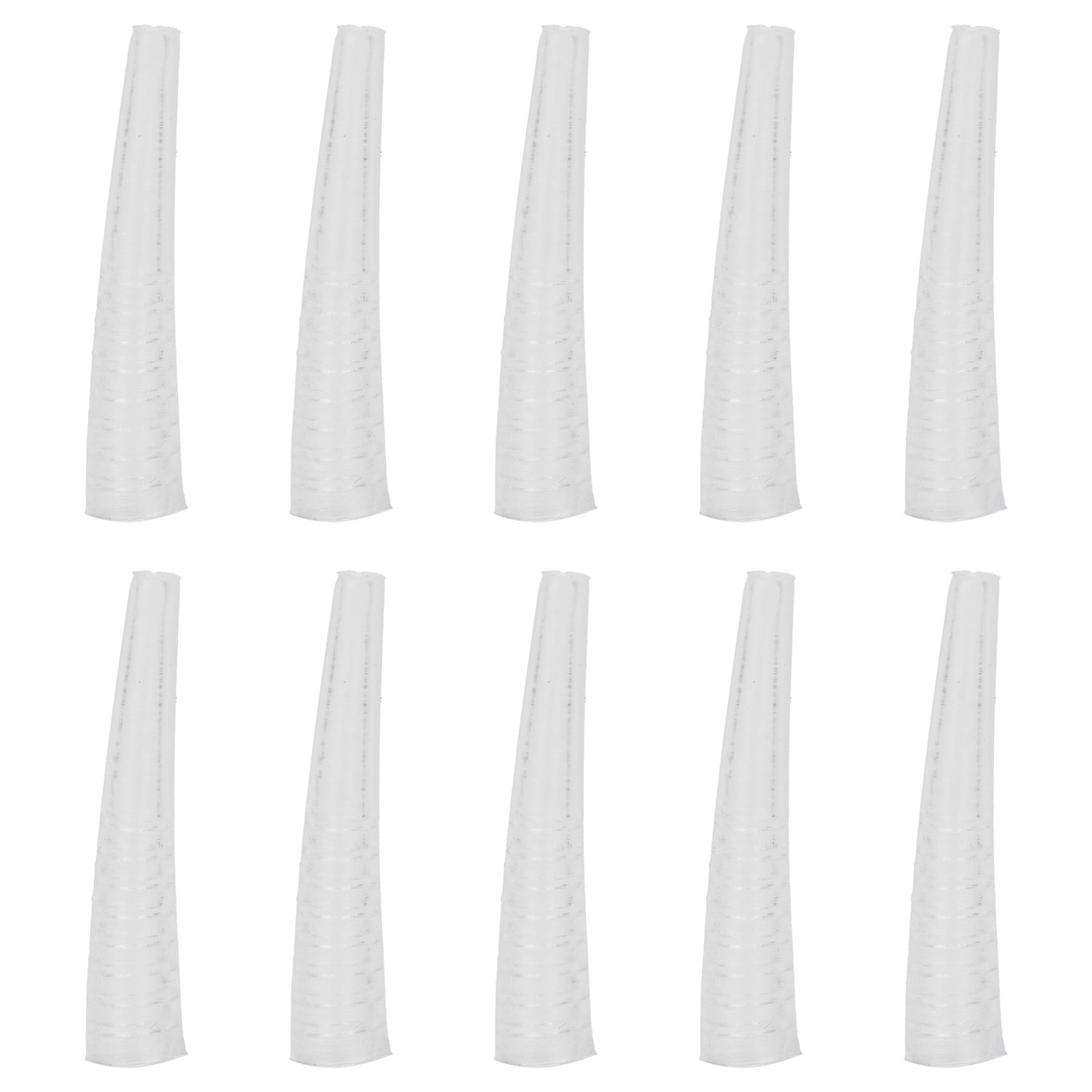 Ficarrico 10pcs Tweezers Protective Covers AntiDust NonSlip Eyelashes