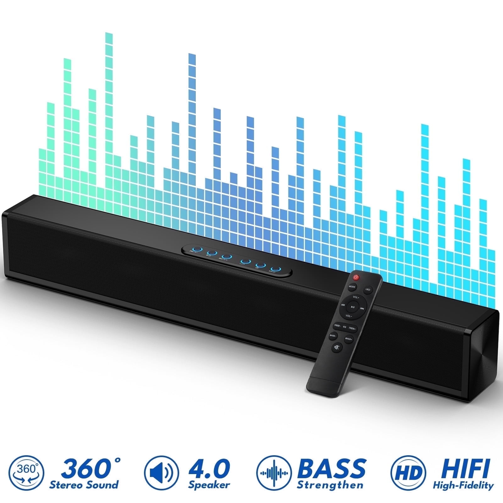 Ficcug 2025 Upgrade 22in Sound Bars for TV,60W Philippines Ubuy