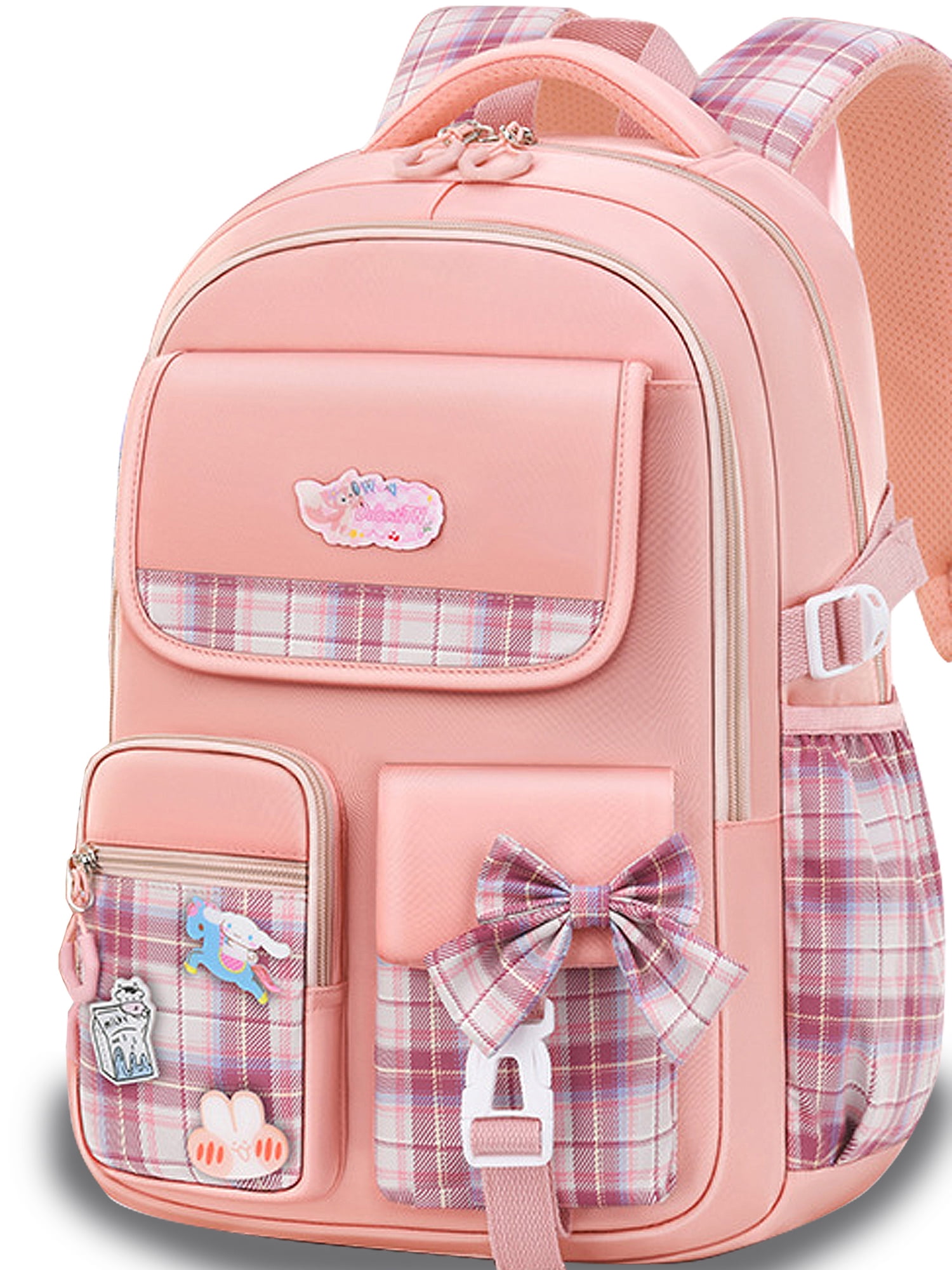 Ficcug Girls School Bag Backpacks,Waterproof Primary Students Bookbags ...