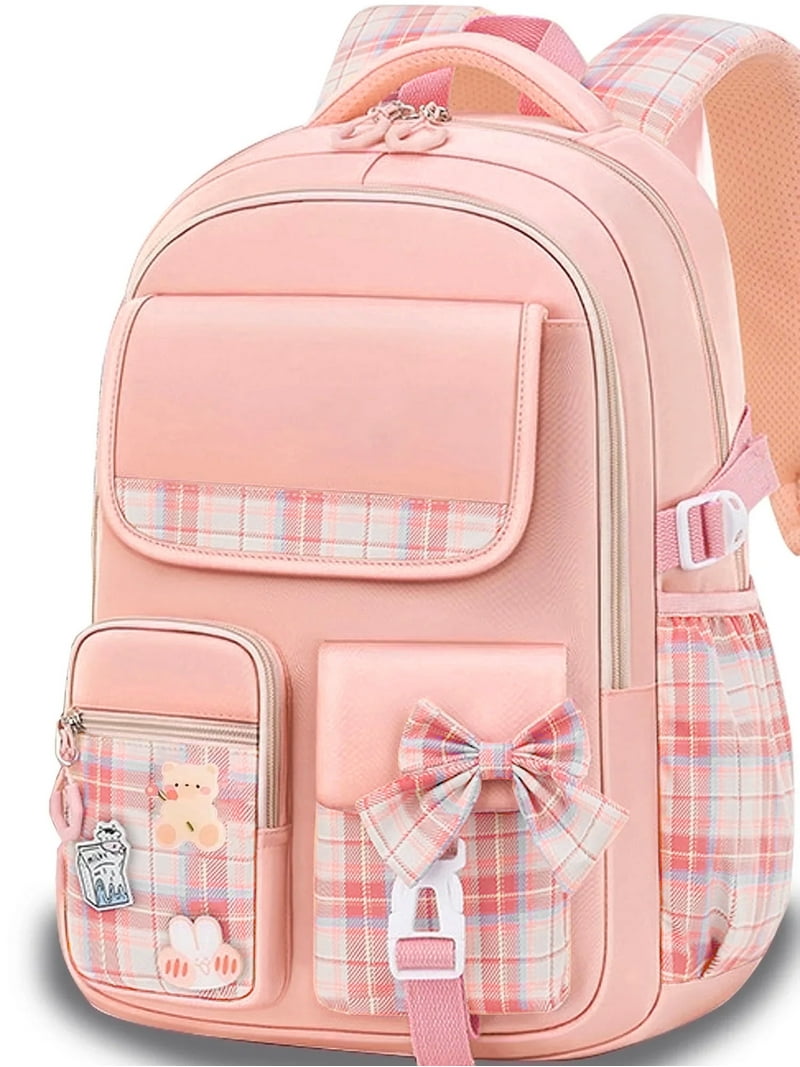 Pink School Book Bags On Sale Cute Backpack For Girls 4-6 Multi