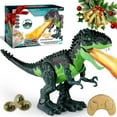 thumbnail image 1 of Ficcug Remote Control Dinosaur Robot Toys for Kids 3-5,Realistic Walking Electronic Dinosaur Pet with Spray Roaring,RC Toy for Age 3-12 Boys Girls, 1 of 11