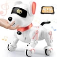 thumbnail image 1 of Ficcug Remote Control Robot Dog Toy, Digital Programmable Smart Interactive Puppy Pet with Touch Sensing,Gift for Boys Girls Kids 3+, 1 of 9
