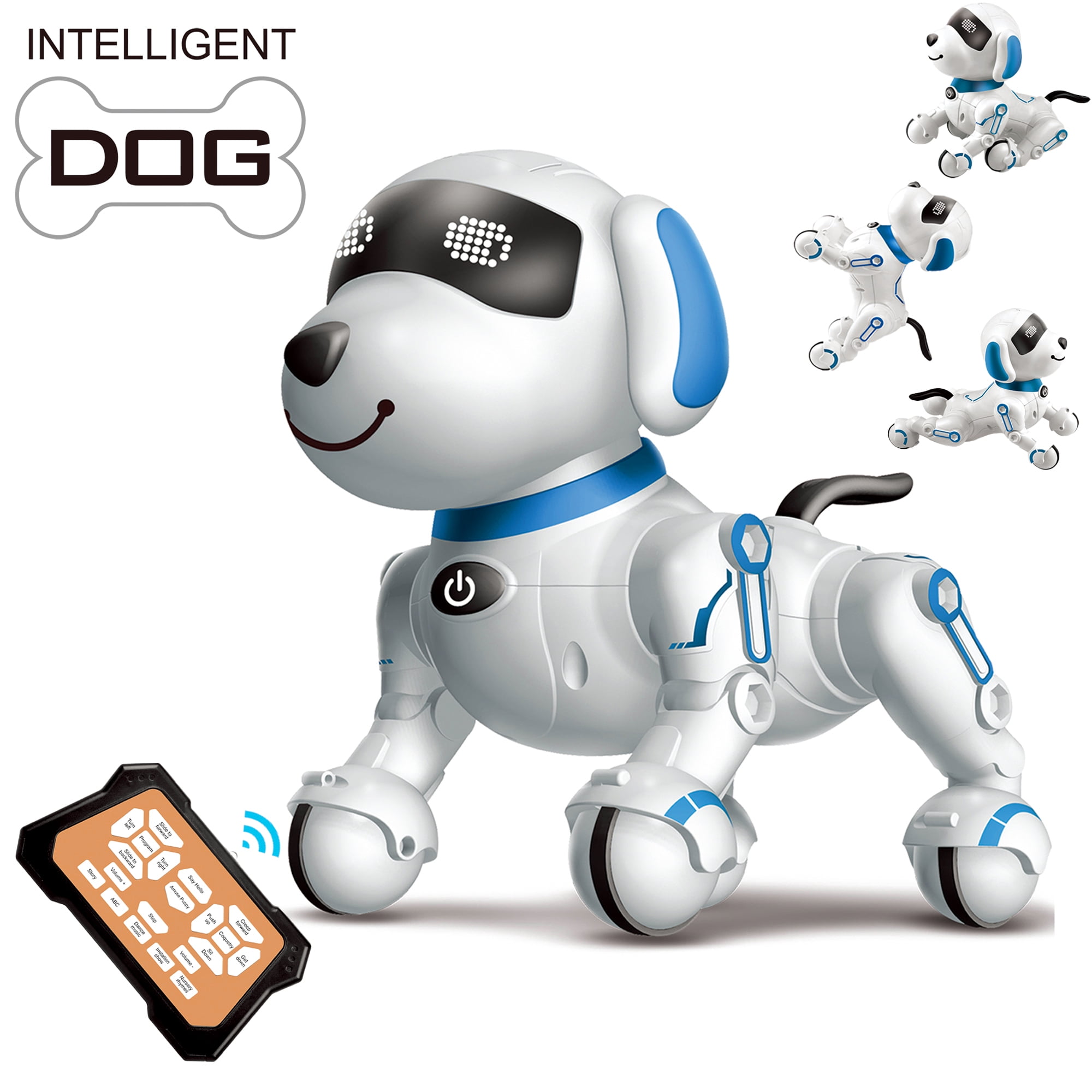 Ficcug Remote Control Robot Dog,Intelligent Robot Toys for Kids