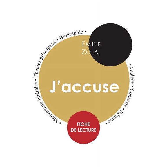 Fiche de lecture J'accuse (tude intgrale), (Paperback)