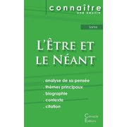 Fiche de lecture L tre et le N ant de Jean-Paul Sartre Analyse philosophique de r f rence et r sum  complet Paperback